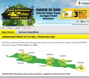 Indosat Super Internet Kecepatan Hingga 42 Mbps